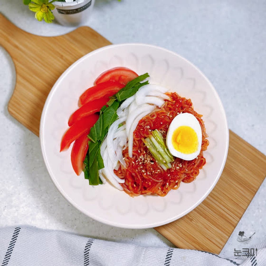 저칼로리 다이어트 곤약 비빔면 만드는법