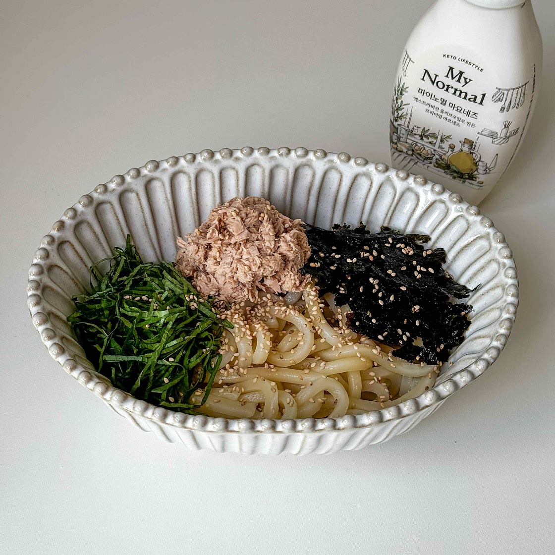 저칼로리 비빔참치우동