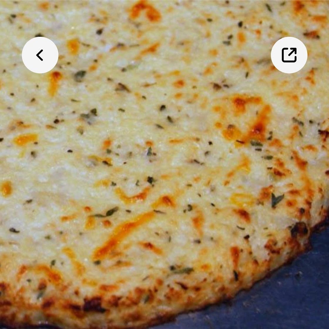 Cauliflower Pizza Crust Recipe