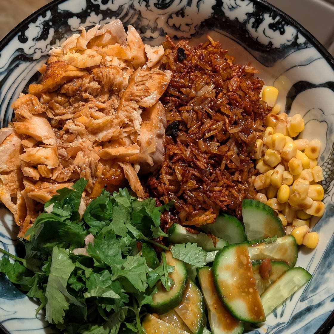 Crispy Rice Salmon Bowl