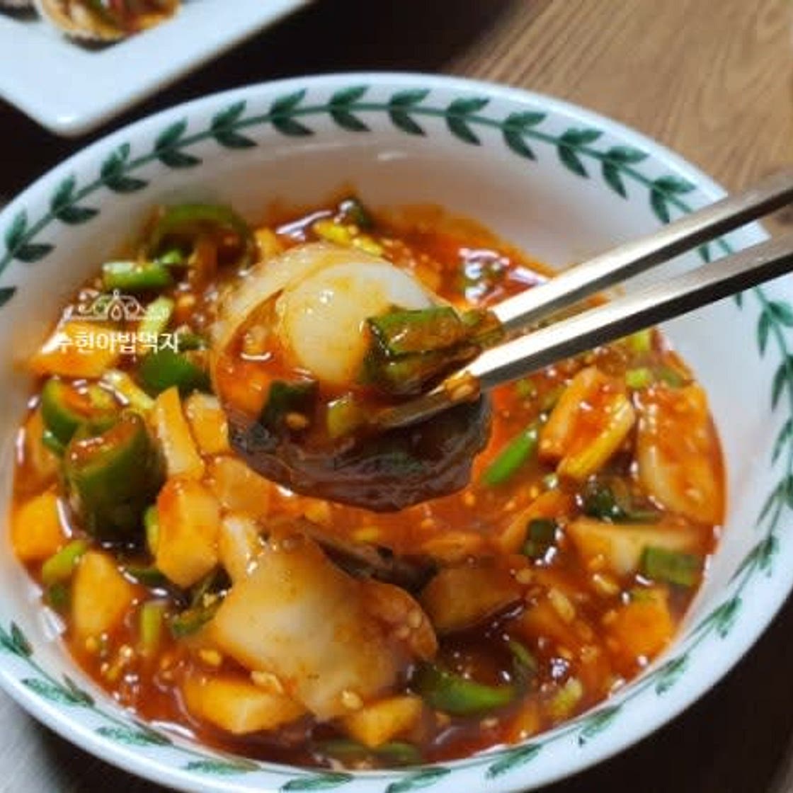 달달한 가리비찜과 양념장 만들기