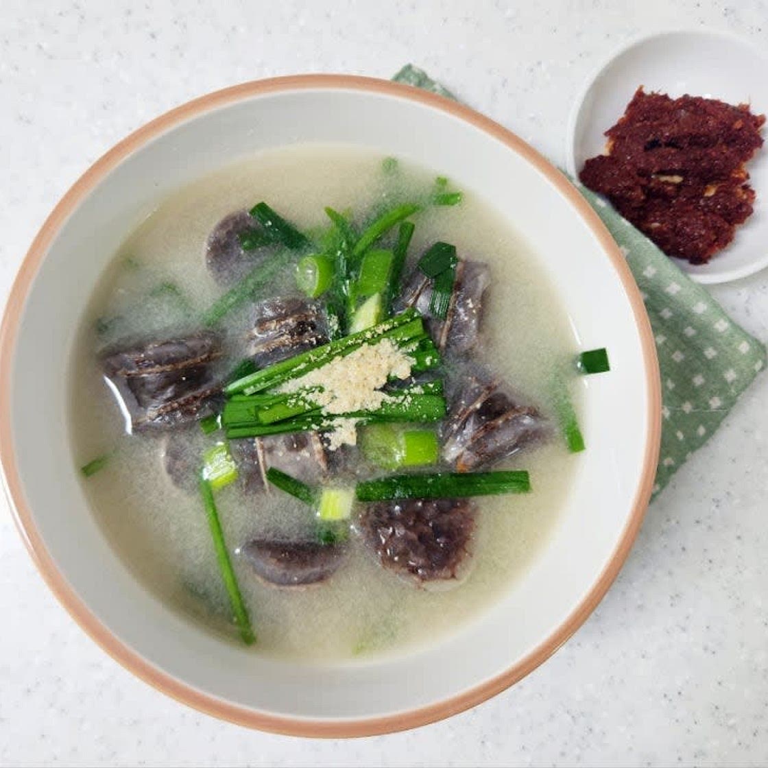 순대국 만들기 사골육수 활용 간단한 순대국 레시피