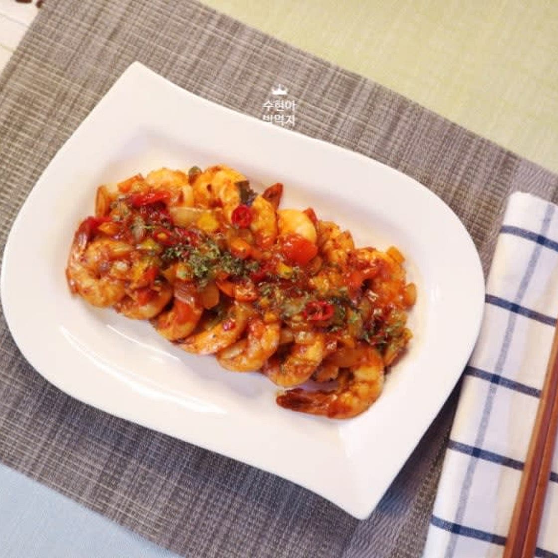 초간단 칠리새우 만들기