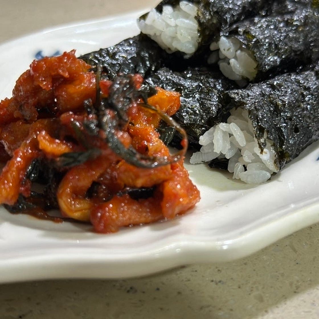 무말랭이 무침과 충무김밥 만들기