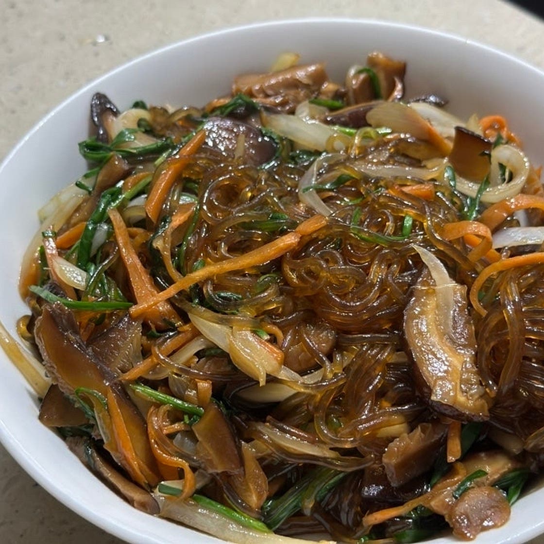 당면 삶지않고 바로 만드는 야채 잡채