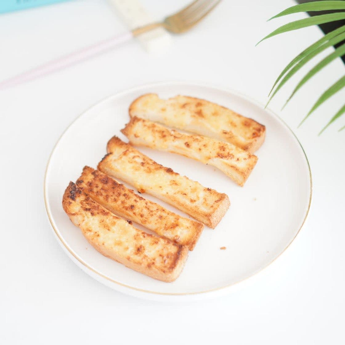 마요네스 소스 에어프라이어 식빵 마늘빵 만들기