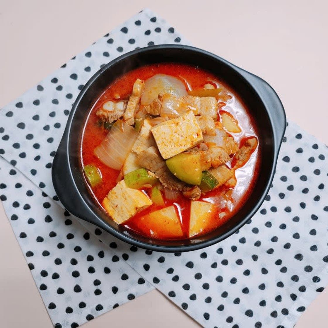 편스토랑 류수영 돼지고기 고추장 찌개