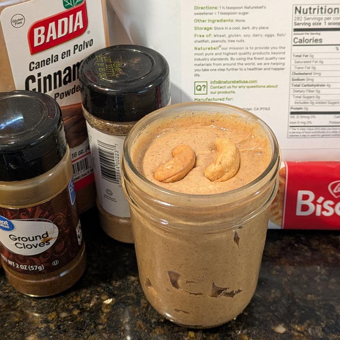 Cashew Cookie Butter