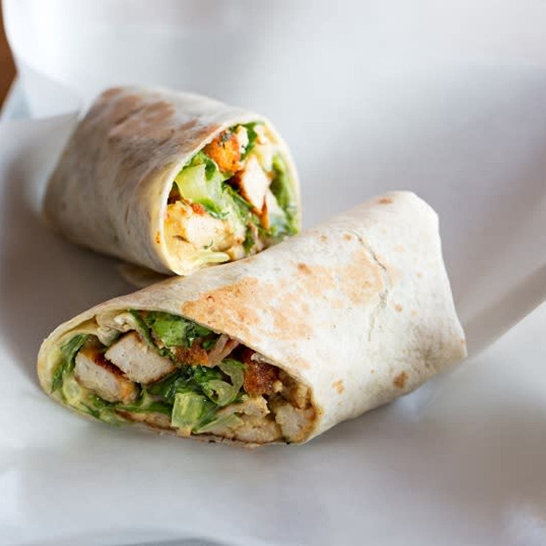 Chicken ranch wrap