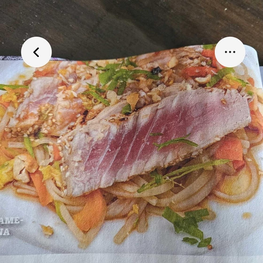 Sesame crusted tuna steaks