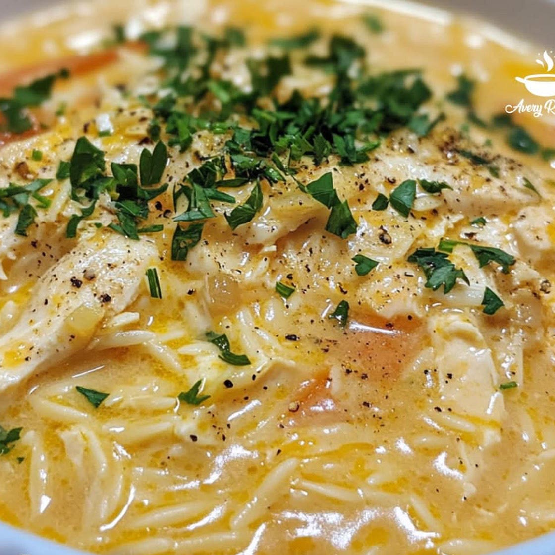 Avgolemono Greek Lemon Chicken Soup