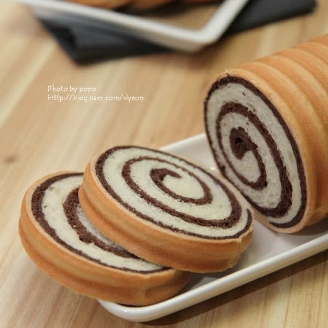 돌돌 말려 예쁜 초코롤빵,초코롤식빵,주름마루