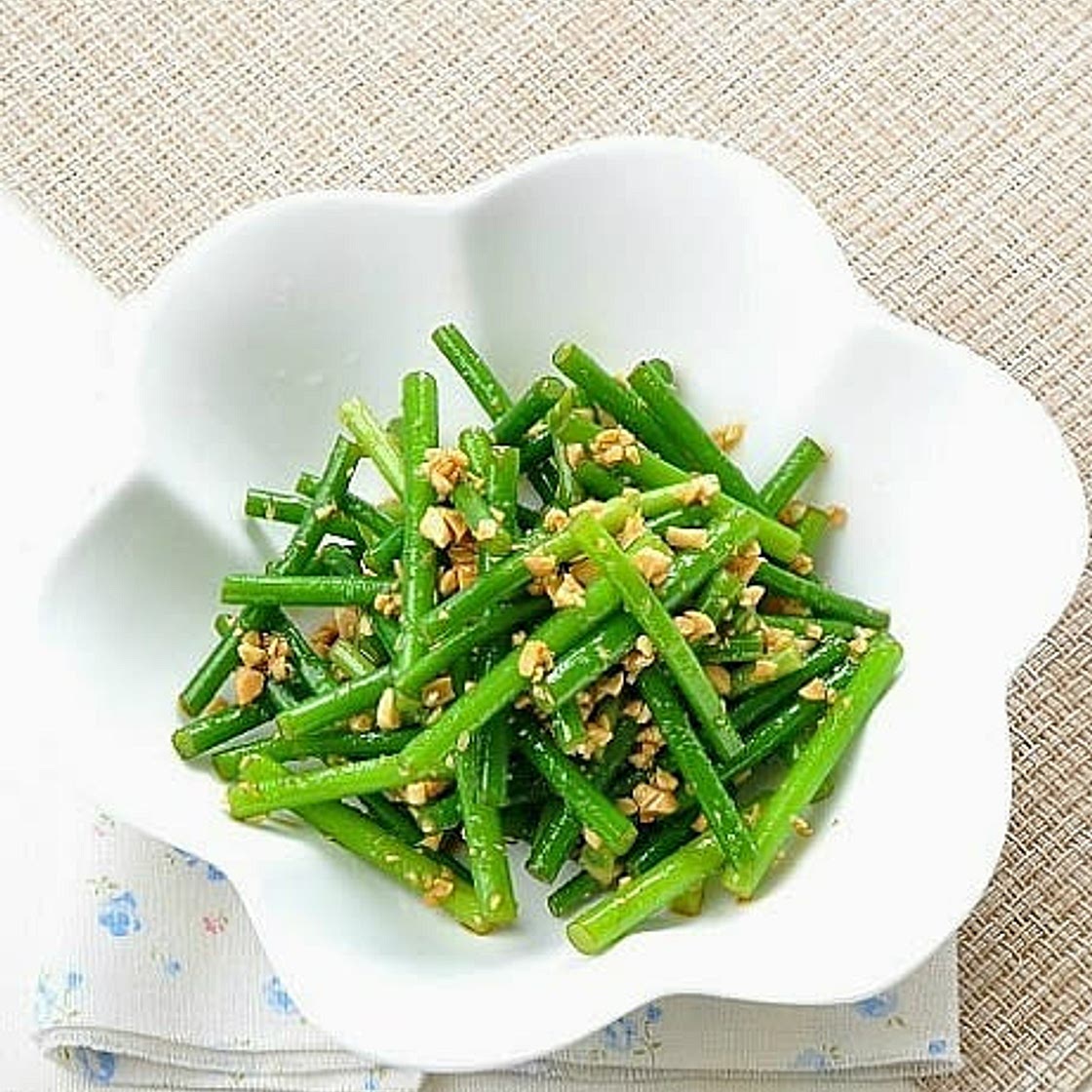 마늘종땅콩무침