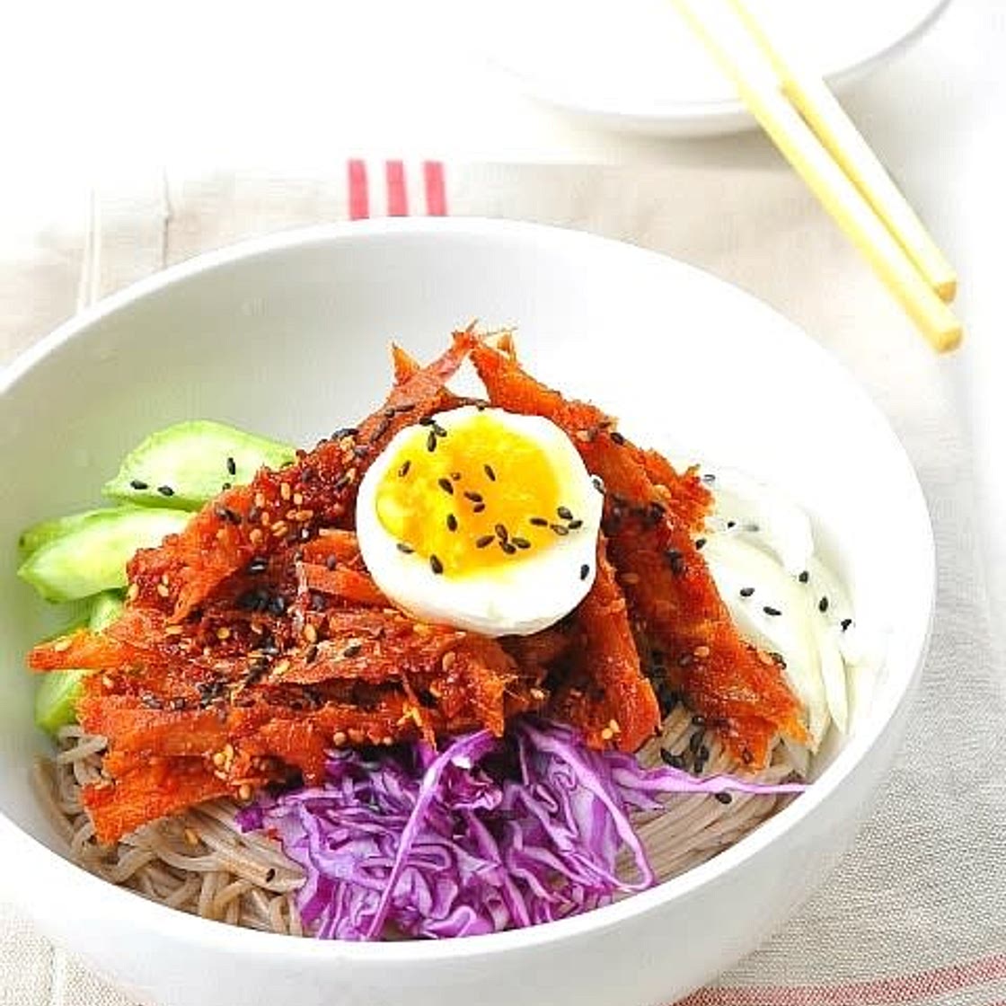 황태비빔국수