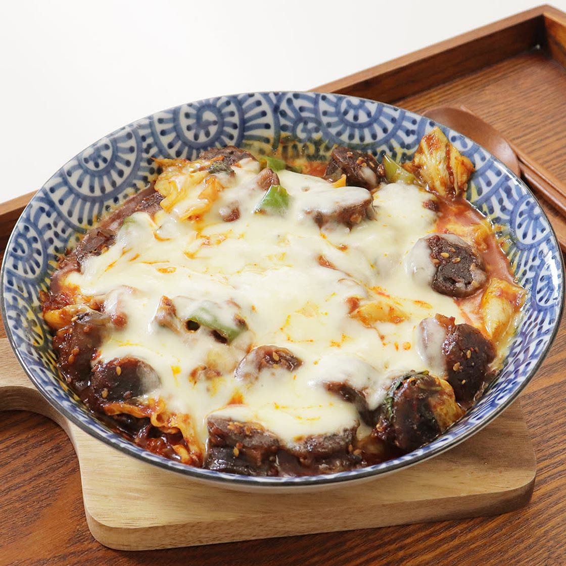 치즈 순대볶음