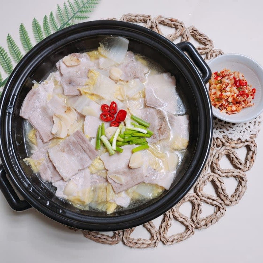 편스토랑 이찬원 삼겹 배추찜 새우젓무침