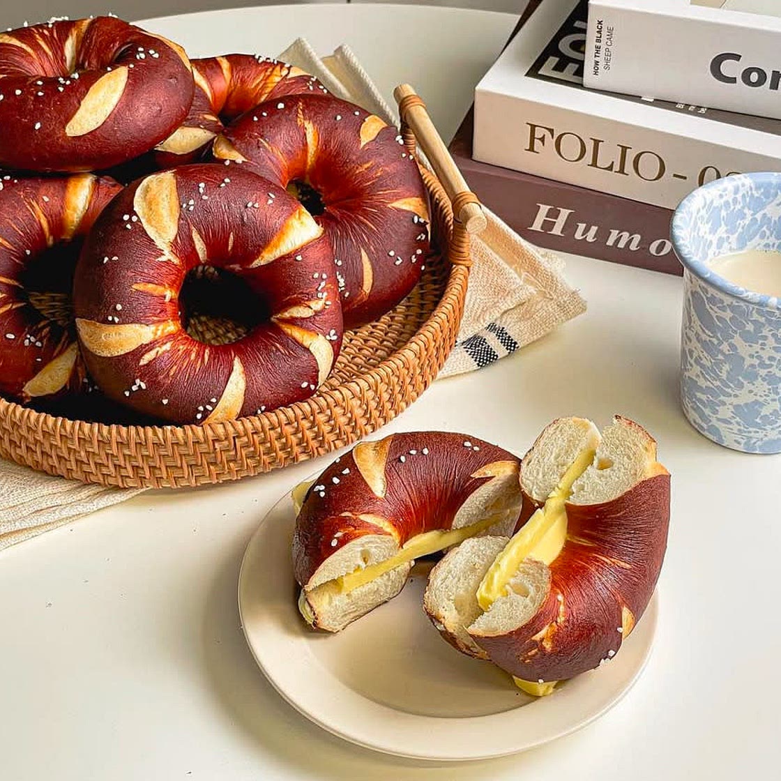 진짜 맛있는 프레첼베이글 만들기