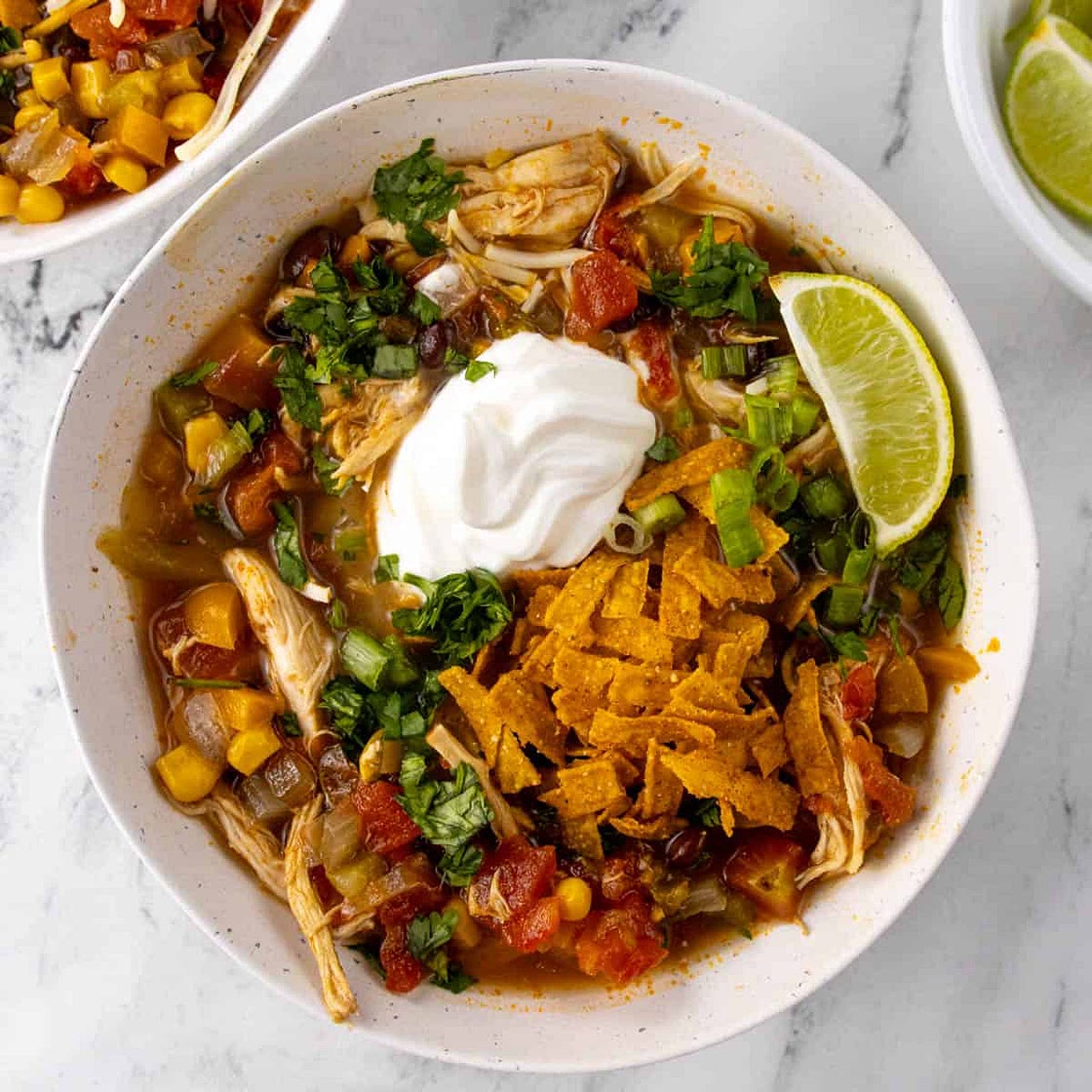 Crockpot Chicken Taco Soup