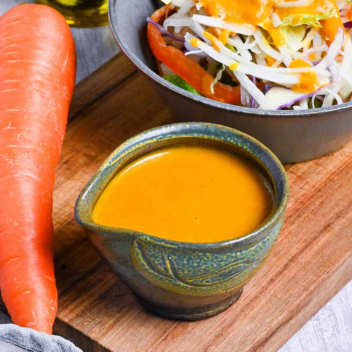 Japanese Style Carrot Salad Dressing Recipe