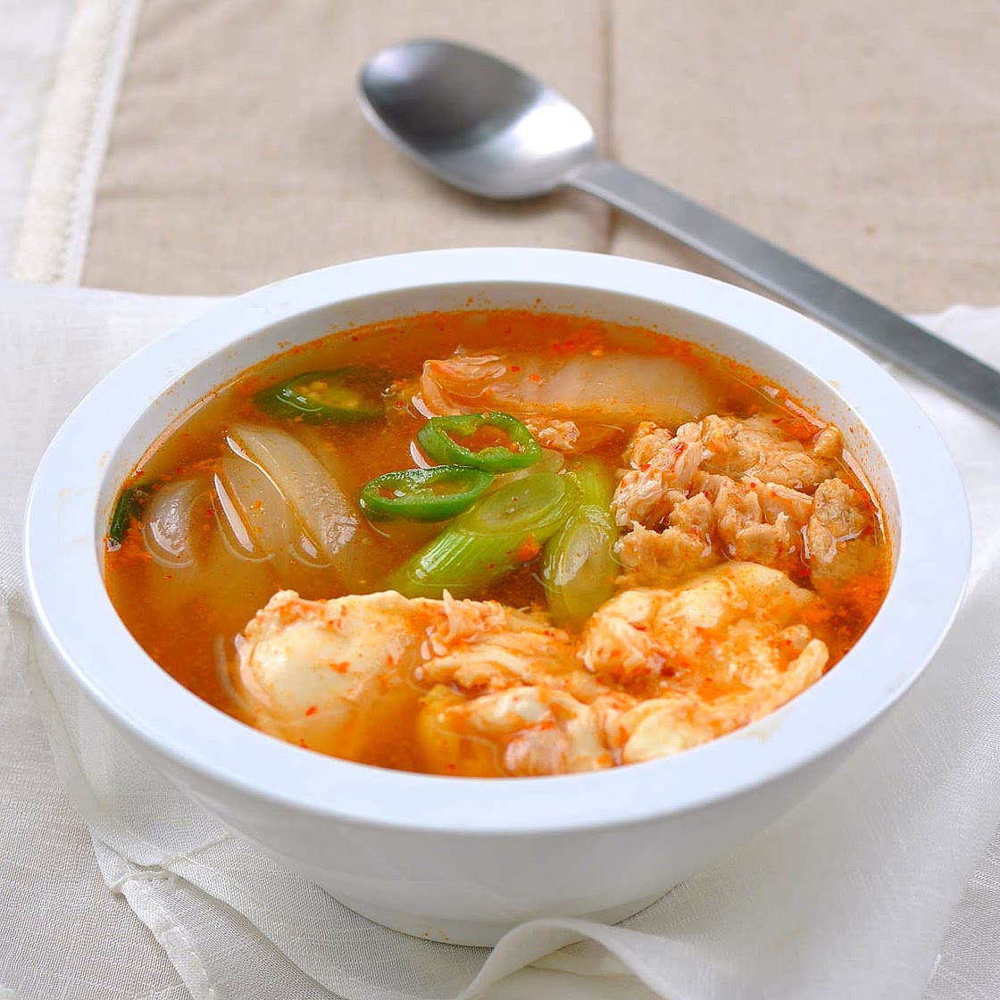 얼큰김치달걀찌개