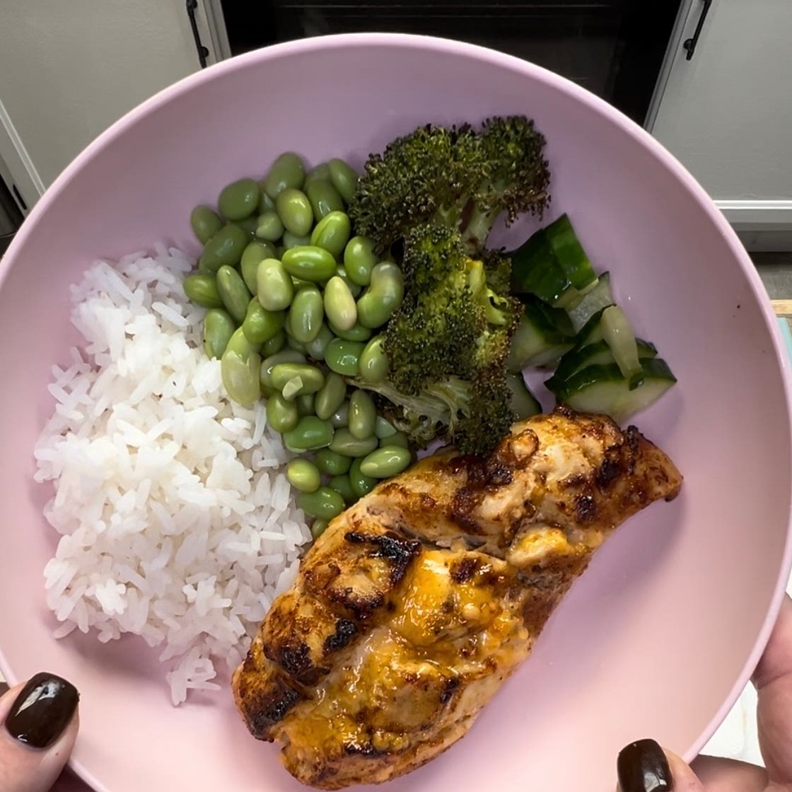 Bang bang chicken rice bowl