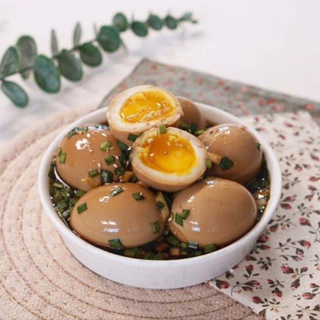 반숙 계란으로 만드는 계란장, 맛있는 간장소스 만들기