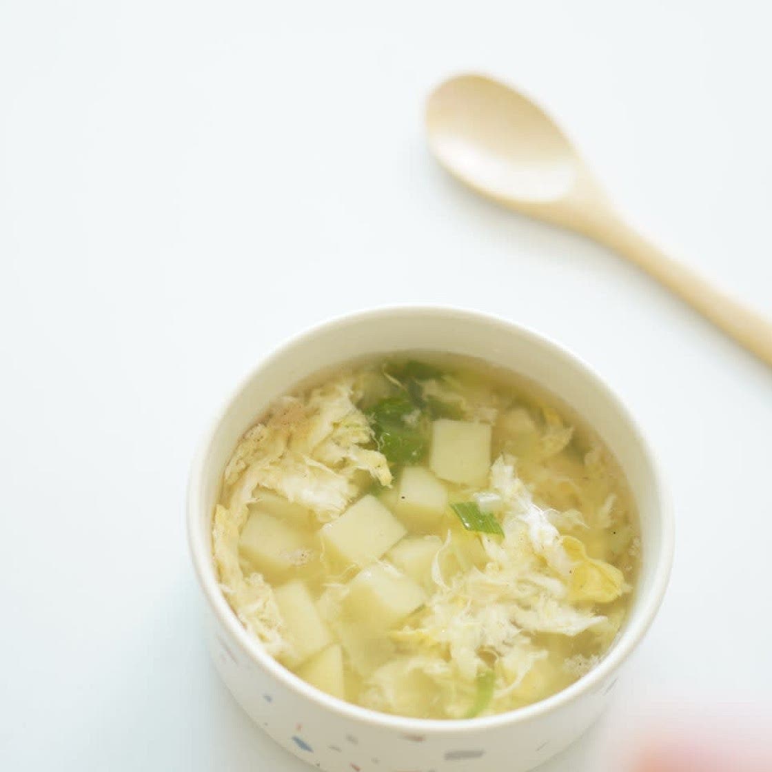 맑은 계란감자국 끓이는법 멸치육수로 했어요