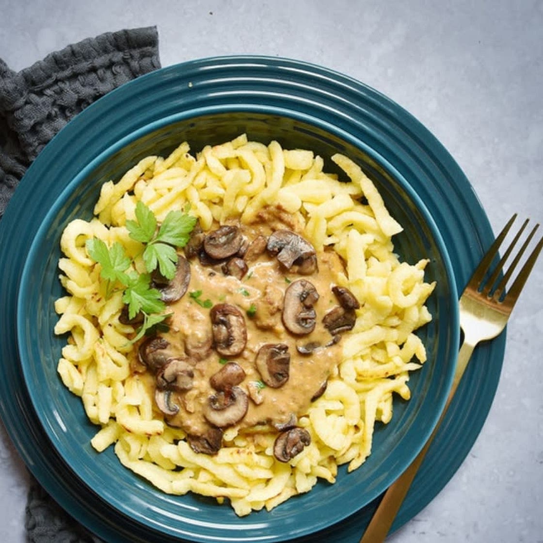 Spätzle Jägersoße