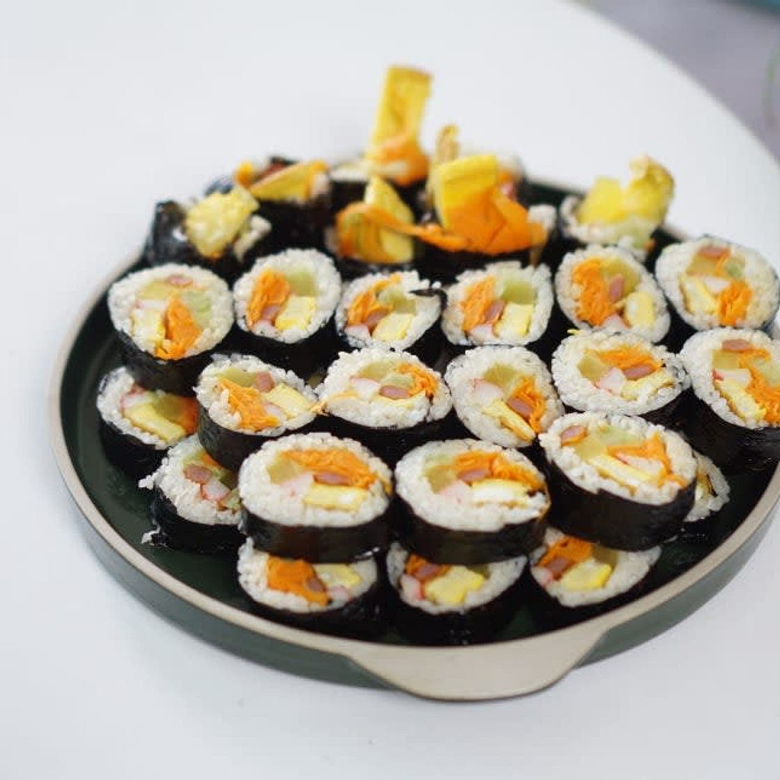 류수영 오이 김밥맛있게싸는법 오이절이기 속재료 이렇게~