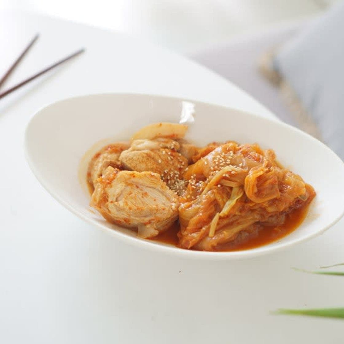 압력솥 돼지고기 앞다리살 묵은지 김치찜 만들기 중복은 이걸로~
