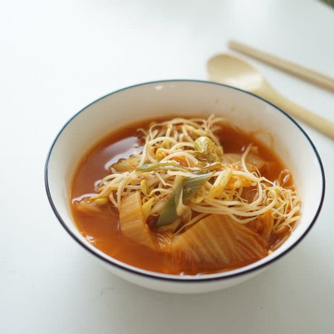 얼큰 김치콩나물국 끓이는법 묵은지로~