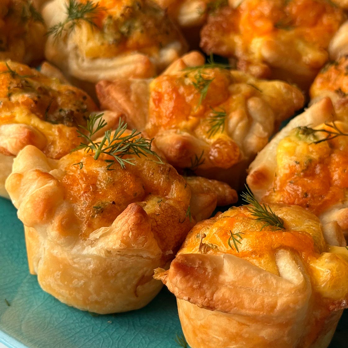 Cheese and Broccoli Tartlets 