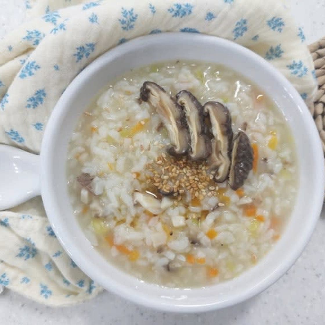 버섯죽 레시피 부드러운 영양죽