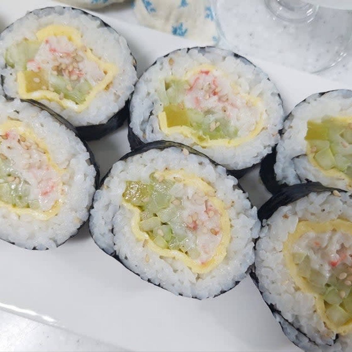 크래미오이김밥 레시피
