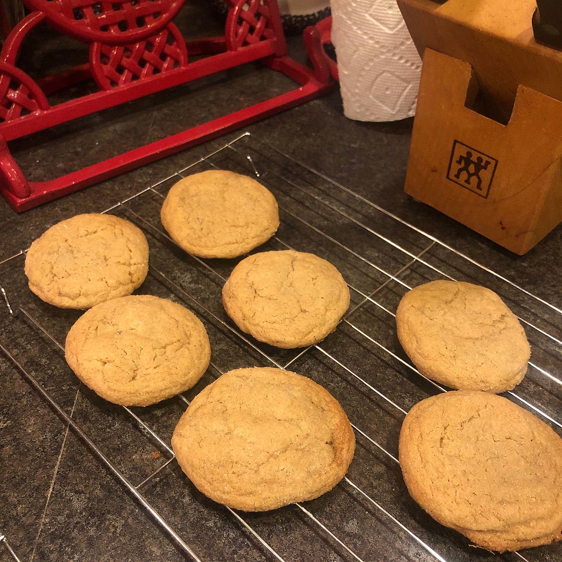 Big Soft Ginger Cookies