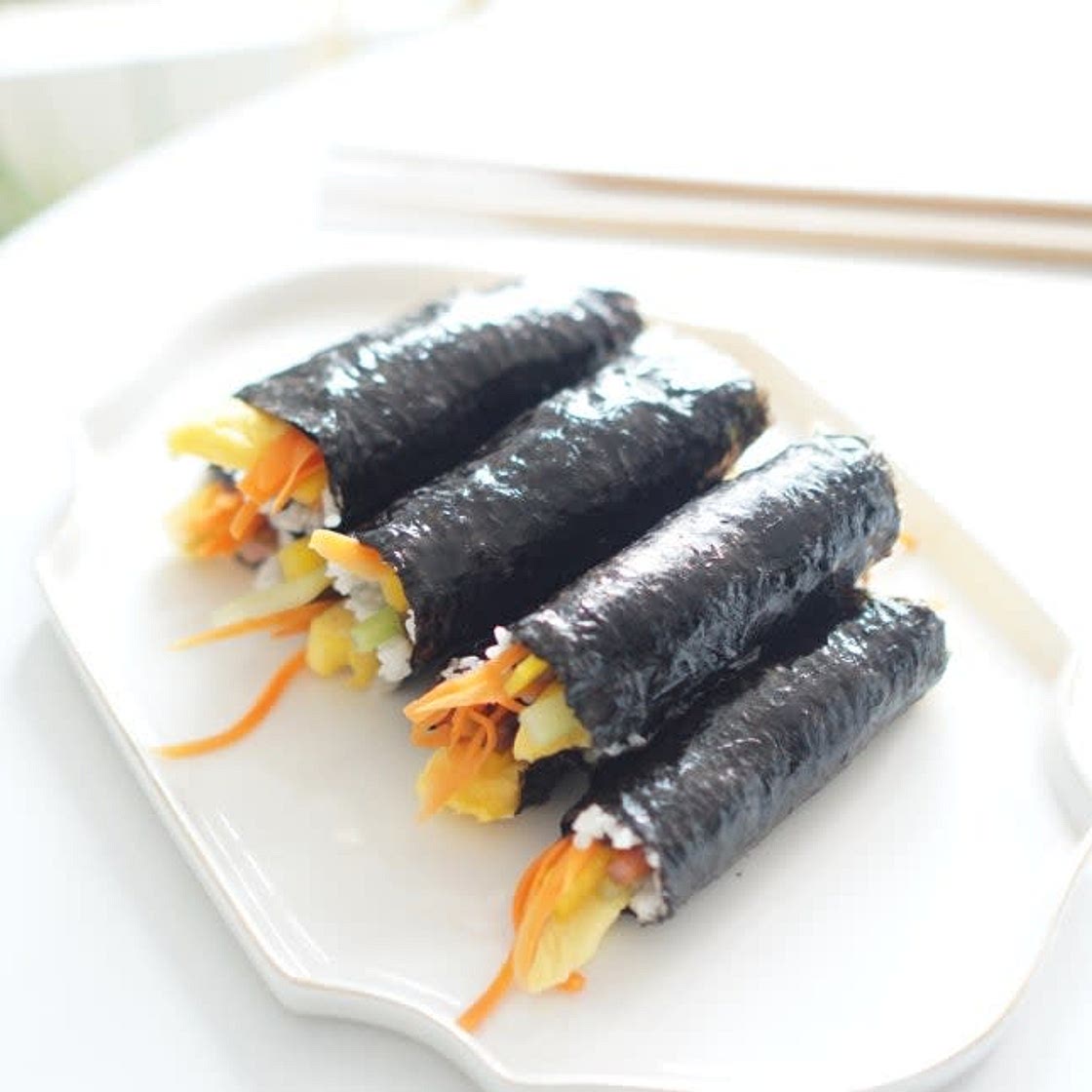 오이김밥 맛있게 싸는법 오이절이기 , 꼬마김밥 만들기 했어요