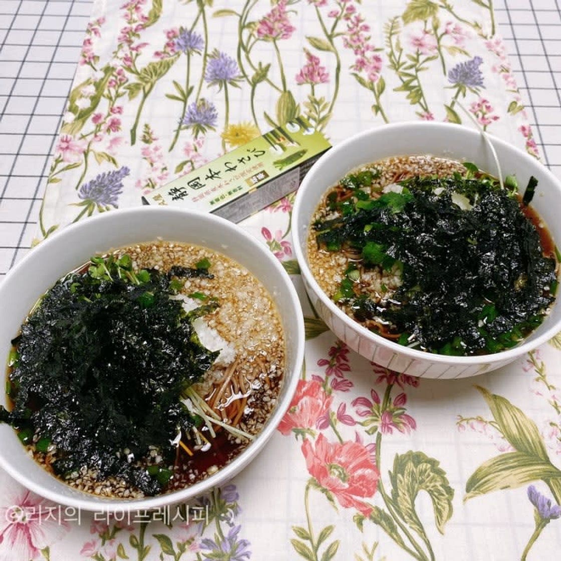 [쯔유 활용 요리] 메밀국수로 시원한 메밀소바 만들기