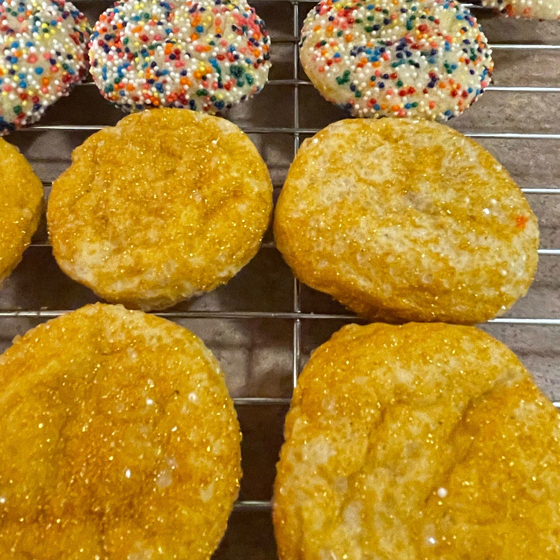Soft and Chewy Drop Sugar Cookies