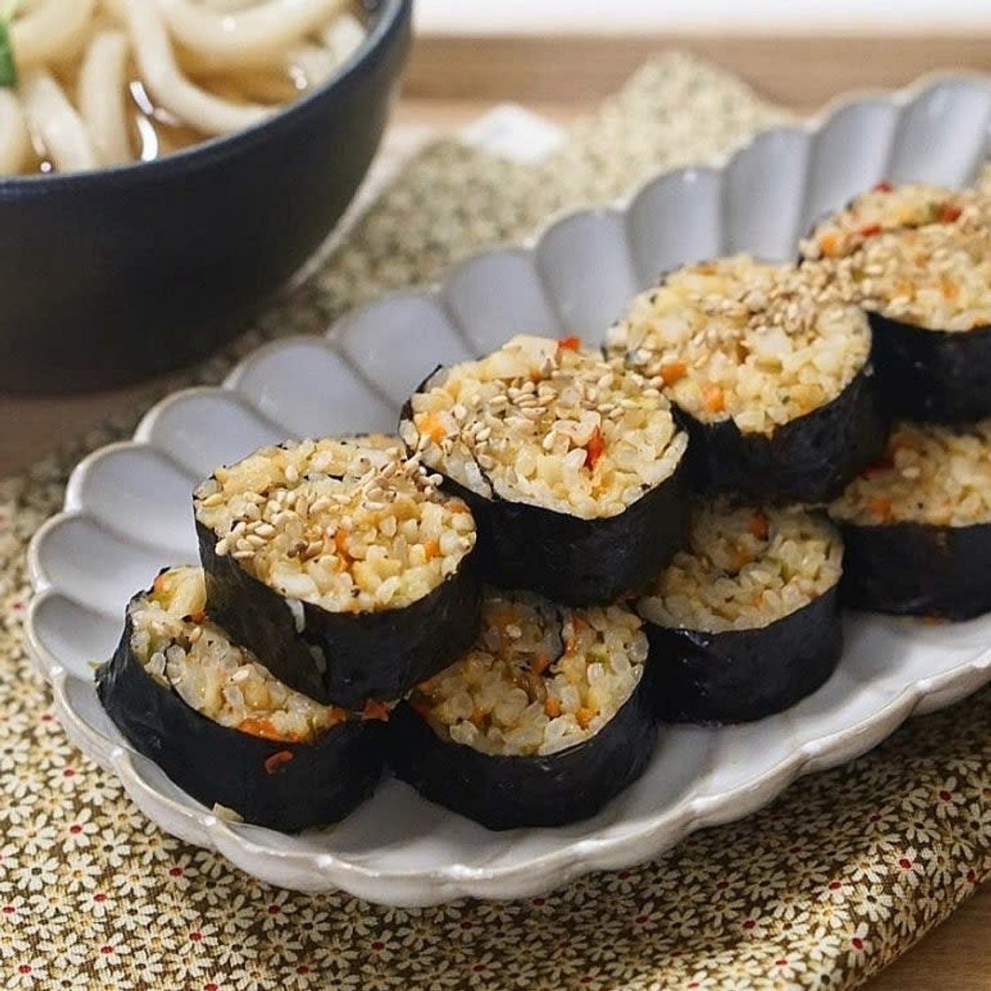땡초장 넣은 매운어묵김밥 땡초김밥 만들기
