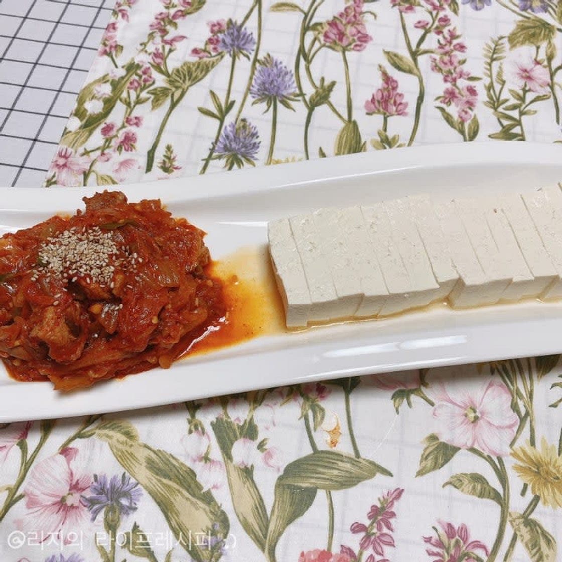 [술안주 베스트] 간단하고 맛있는 요리 두부김치 만드는법