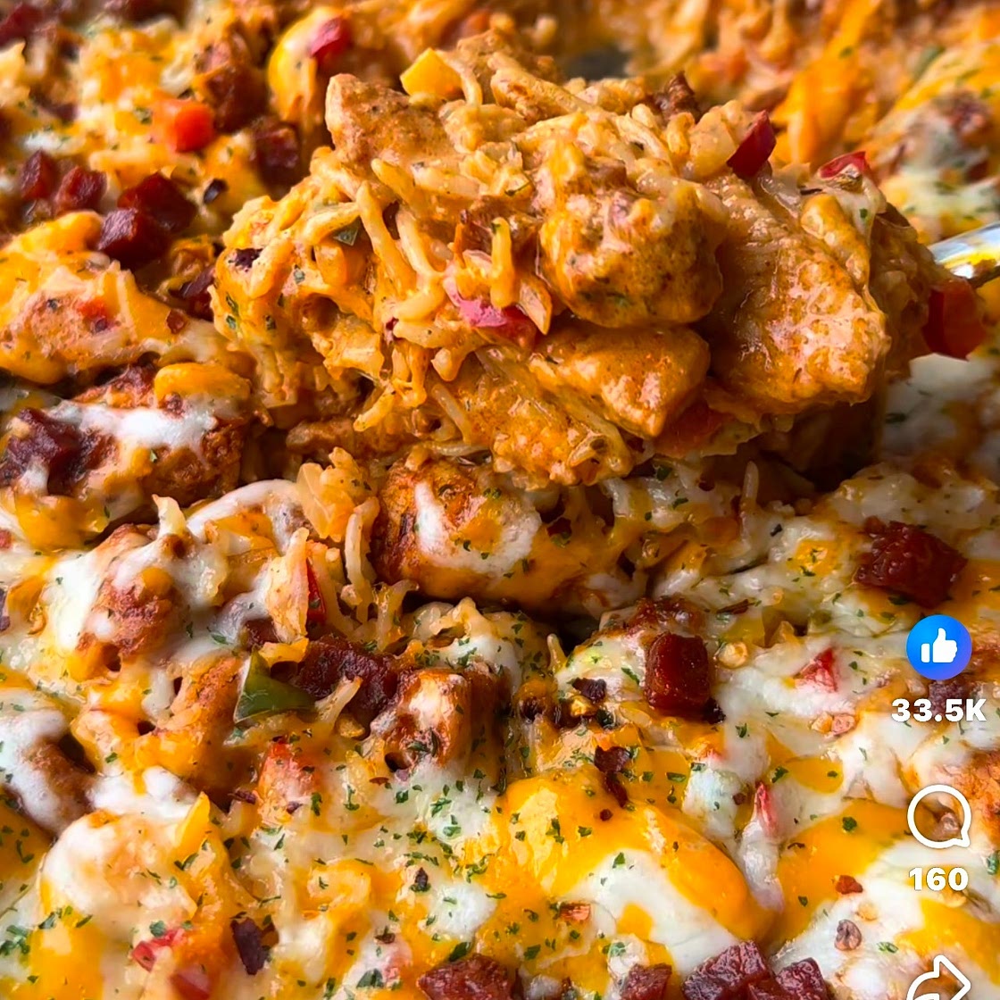 Creamy fajita chicken one pot rice