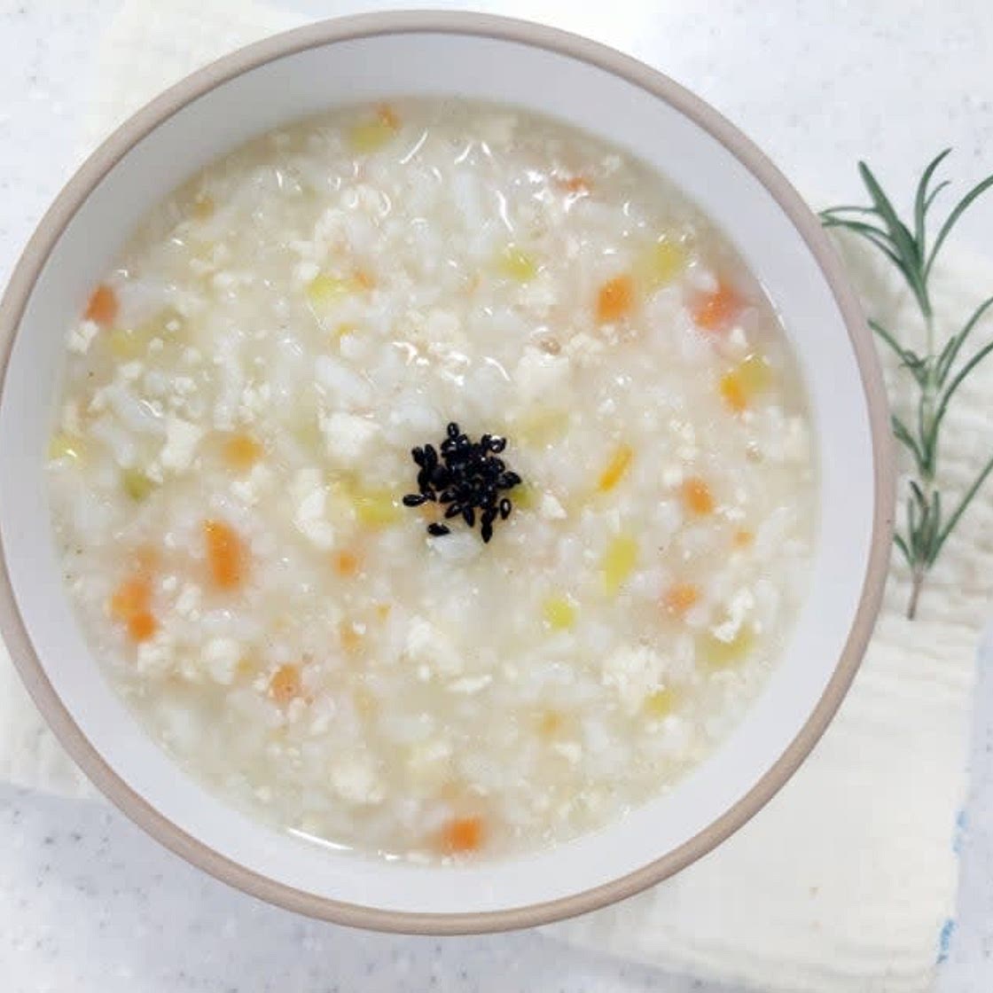 두부죽 두부 야채죽 레시피 두부요리 아침죽