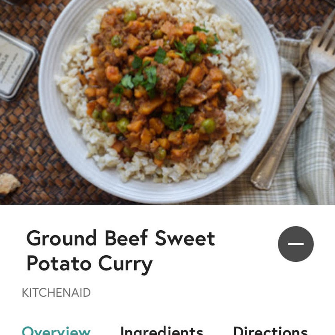 Ground Beef Sweet Potato Curry