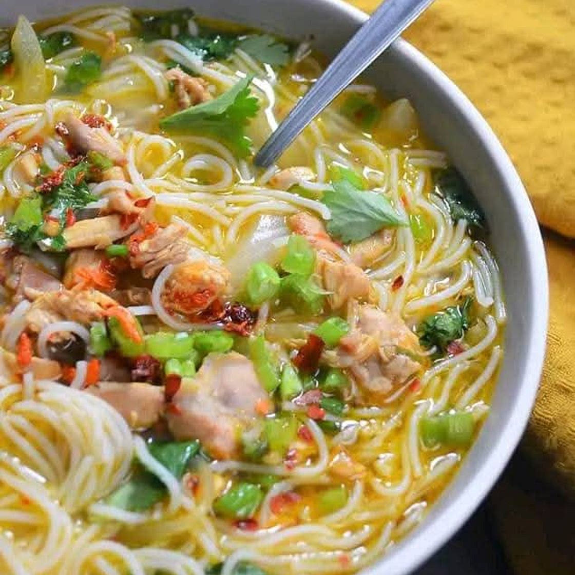 Chicken Vermicelli Soup Recipe #2