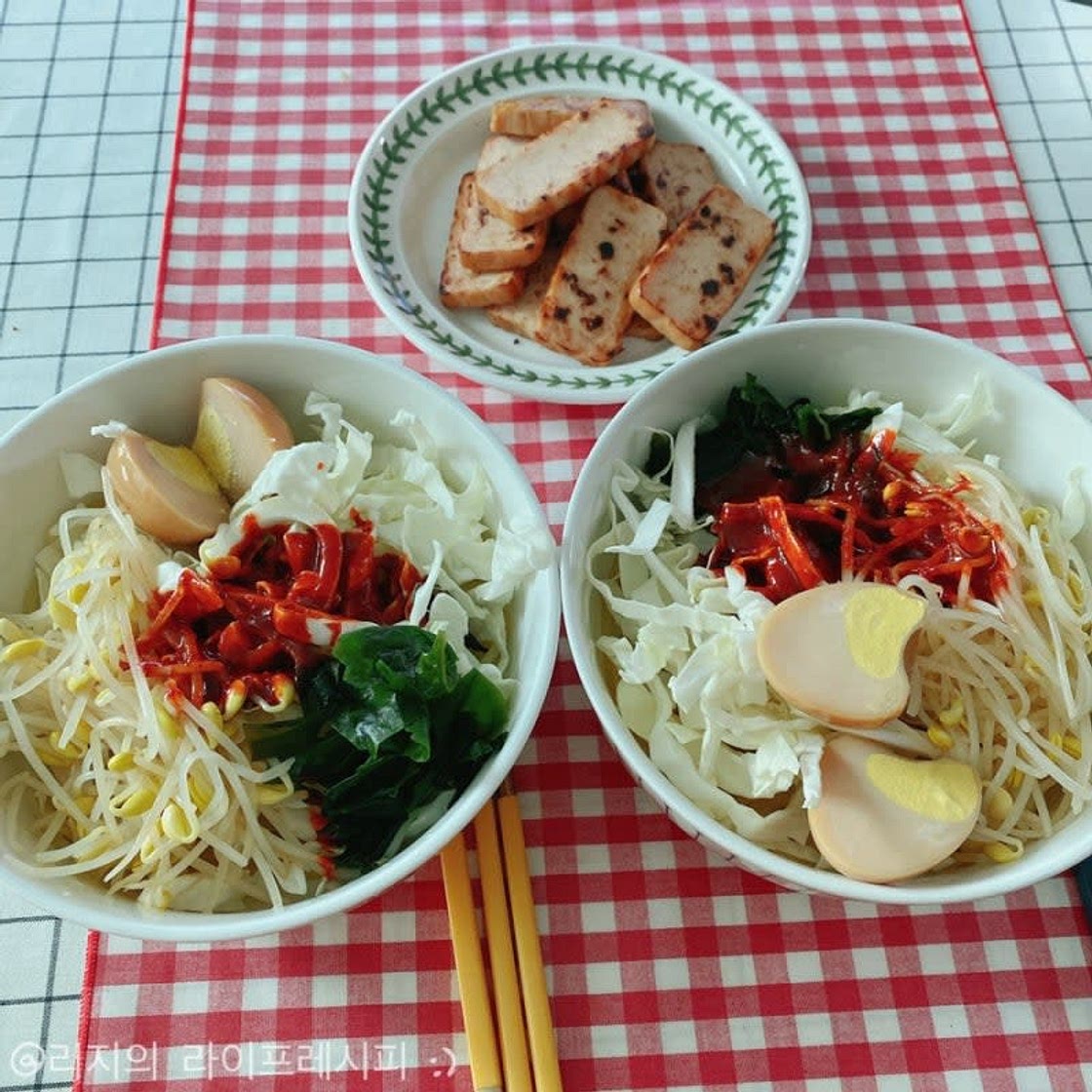 [쫄면 만들기] 백종원 쫄면 양념장으로 맛있게 만드는법