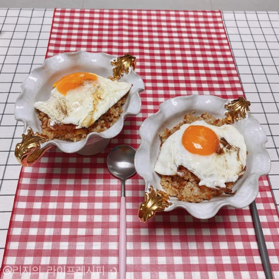 [한그릇요리] 간단하고 맛있는 백종원 마늘볶음밥 만드는 법