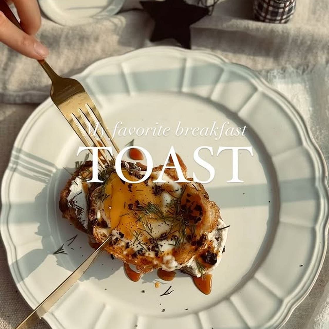 수제 매콤한 페페론치노 고추기름 토스트 