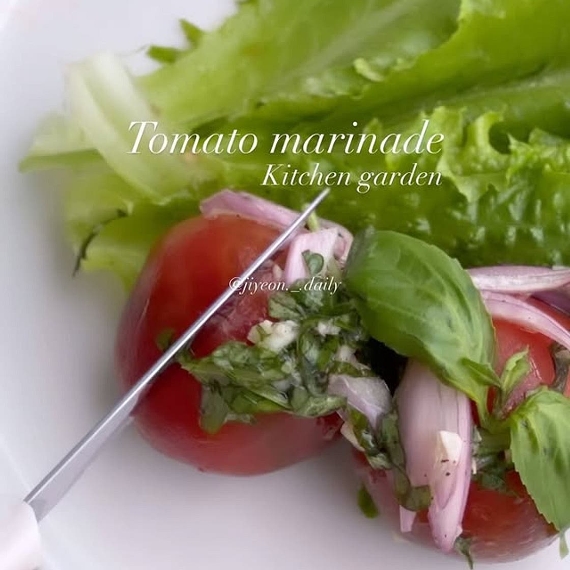 🍅토마토 마리네이드 