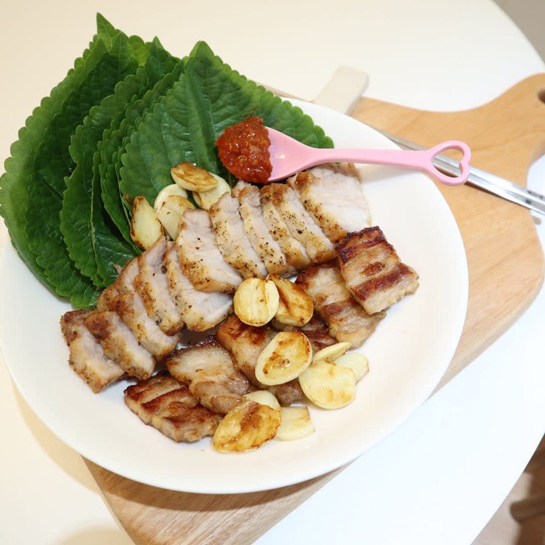 에어프라이어 간장 통삼겹 구이