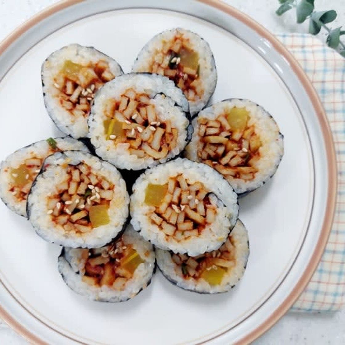 매운 어묵김밥 만드는법 매운오뎅김밥  레시피